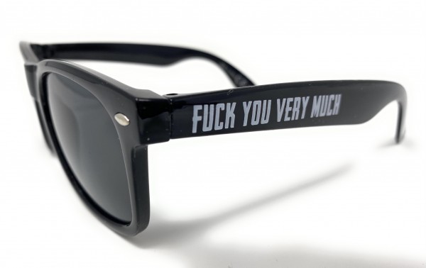 Sonnenbrille, FUCK YOU VERY MUCH, black